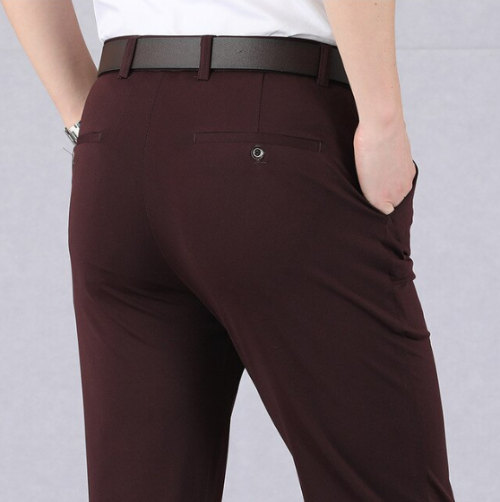 🔝🔥PANTALONES CLASICOS DE ALTA ELASTICIDAD PARA HOMBRE🤩