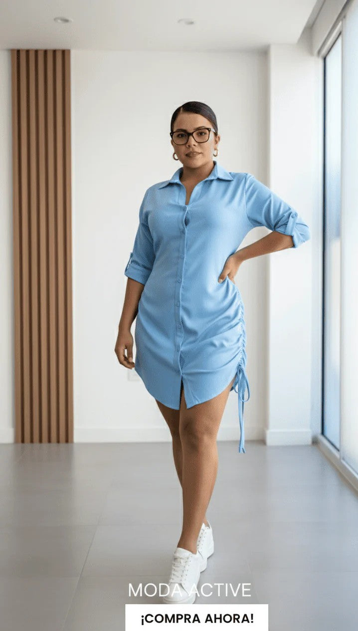 👗 Vestido Camisero Versátil