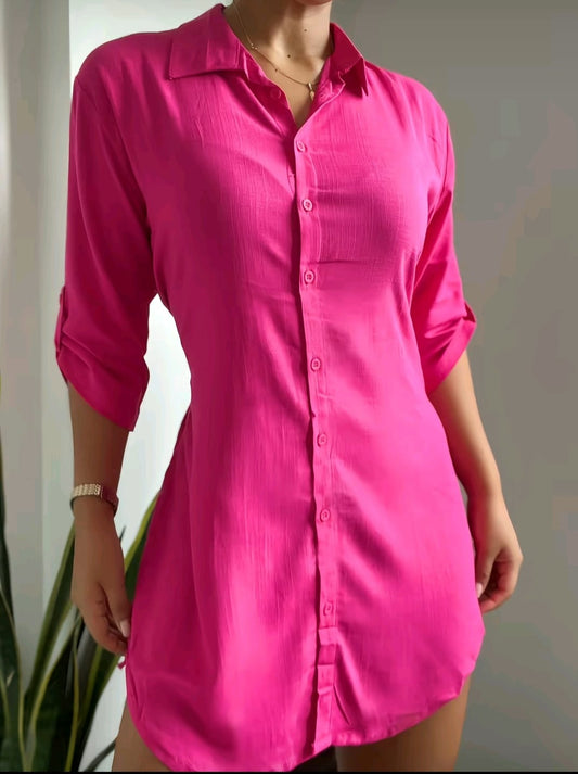 👗 Vestido Camisero Versátil